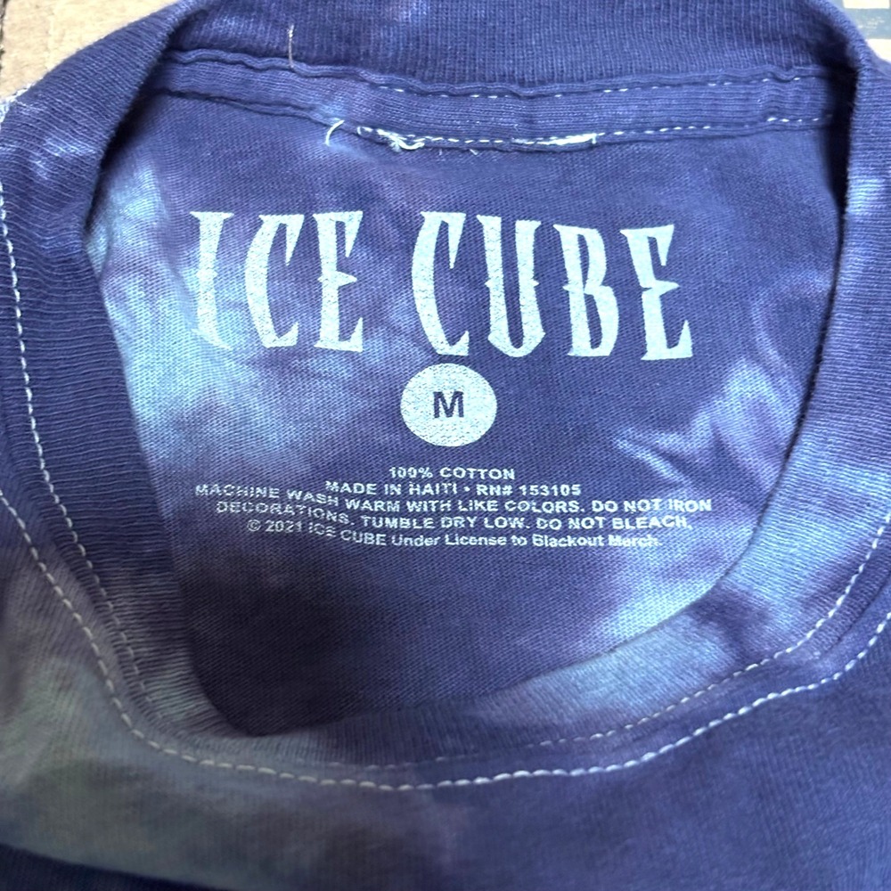 Ice Cube Tie Dye T Shirt Mens Size Medium Rap‎ Hip Hop Graphic Tee - Picture 4 of 10
